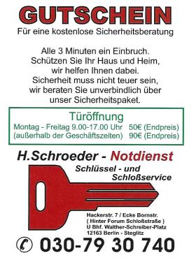 H. Schroeder Schlsselnotdienst